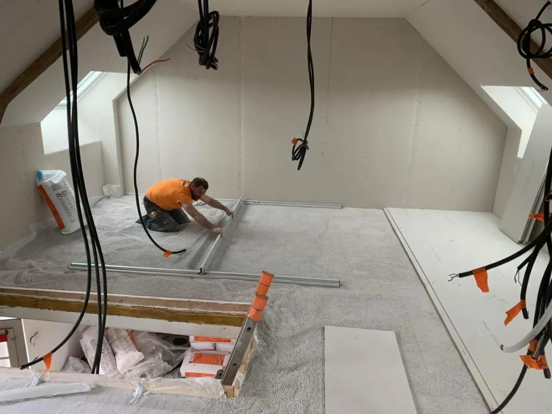 Réalisation du chantier ITE depuis Sainte-Anne-sur-Vilaine